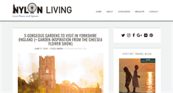Desktop Screenshot of nylonliving.com