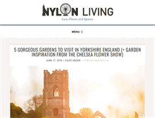 Tablet Screenshot of nylonliving.com